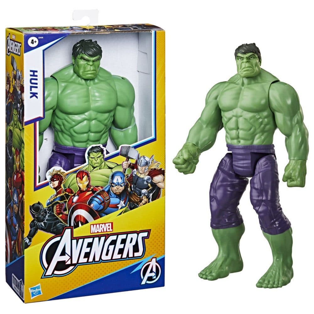 Hasbro Marvel Titan Hero Deluxe Hulk Actionfigur Grün