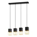 EGLO LED-Hängeleuchte Montebaldo, Leuchtmittel inklusive, LED Pendelleuchte 85cm Metall gold 1380lm Bild 2