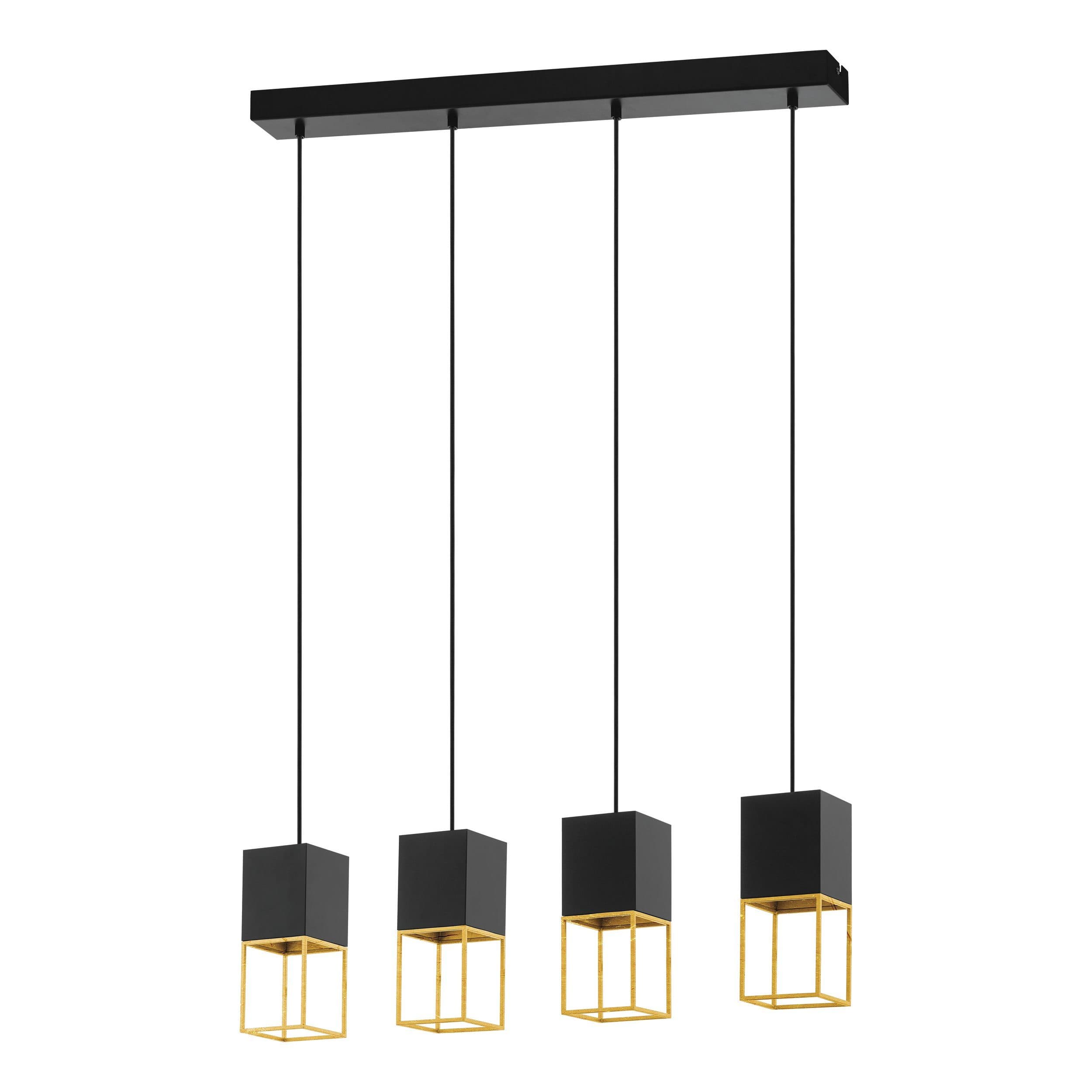 EGLO LED-Hängeleuchte Montebaldo, Leuchtmittel inklusive, LED Pendelleuchte 85cm Metall gold 1380lm - Bild 2