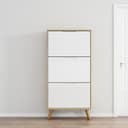 Schuhschrank OTTO HOME Lund Eichefarben Weiß FSC-zertifiziert Bild 2
