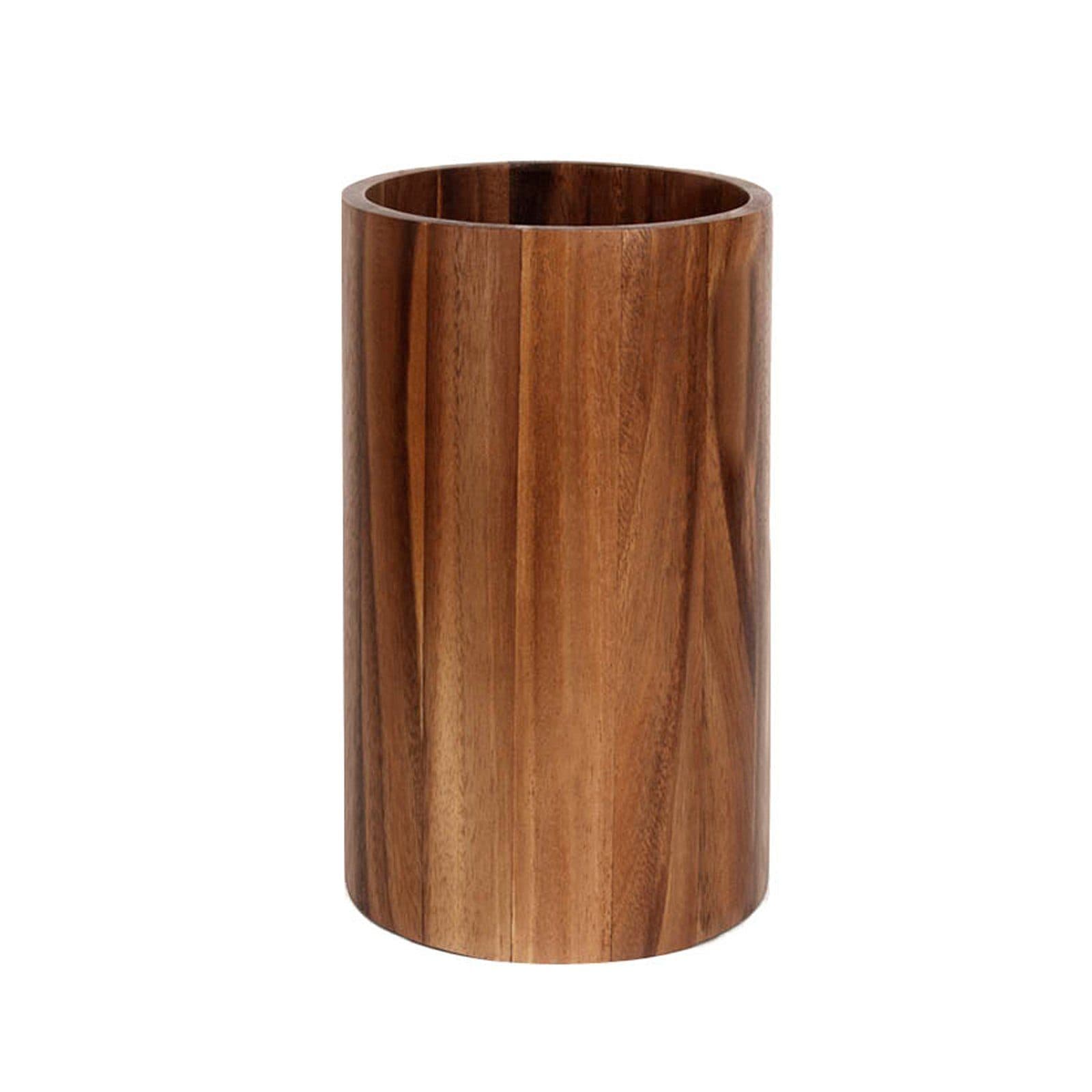 houseproud Zahnputzbecher Timber Craft Runder Becher aus geöltem Akazienholz