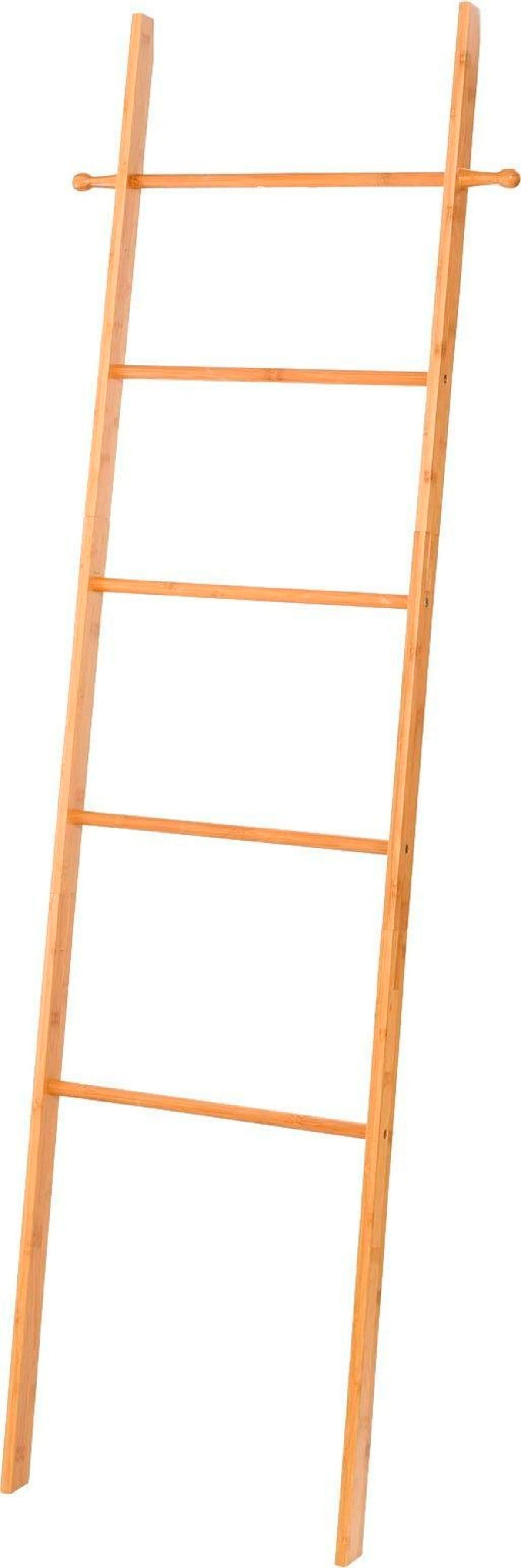 WENKO Handtuchleiter Bahari Braun Bambus - Bild 2