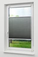 LYSEL® Plissee Klemmen Anthrazit Blickdicht Modern Bild 2
