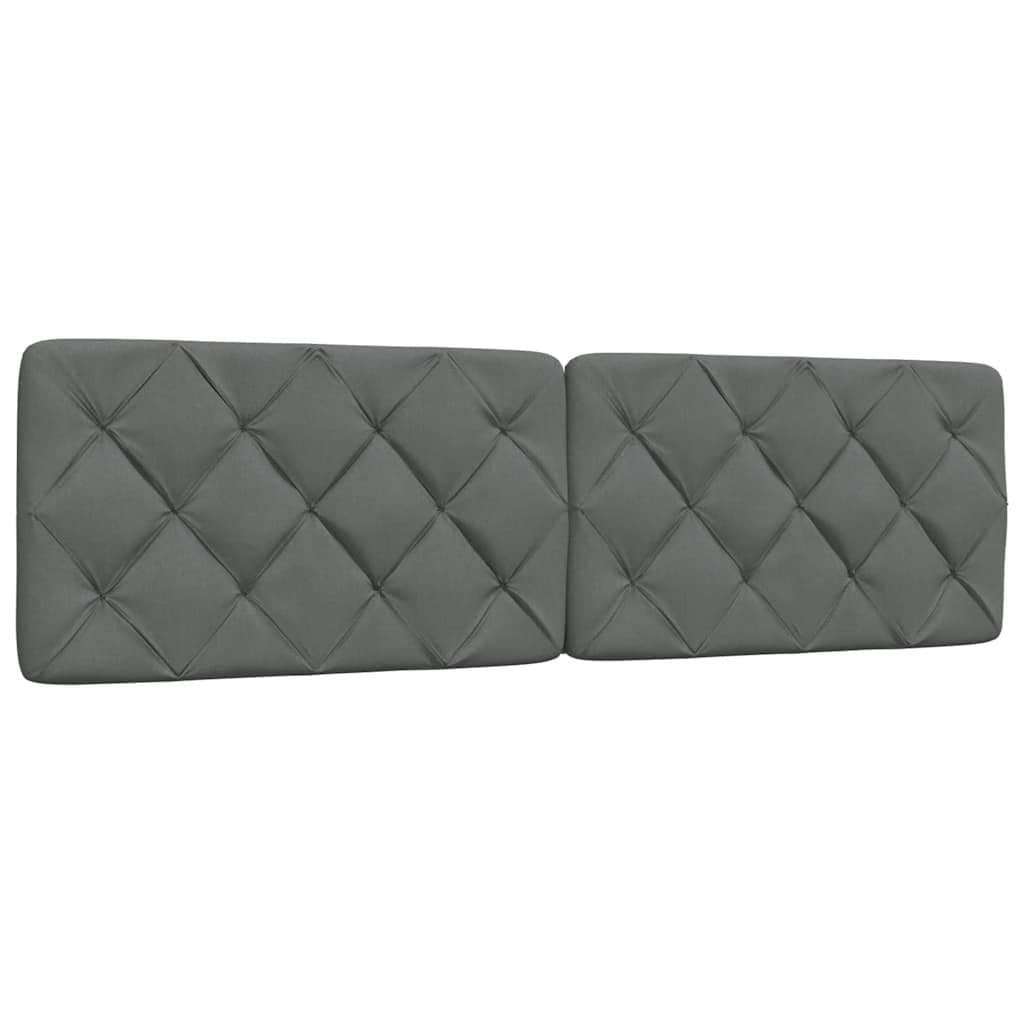 vidaXL Bett Kopfteil-Kissen Dunkelgrau 180 cm Stoff - Bild 2