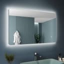 SONNI Badspiegel mit LED-Beleuchtung 100x60 cm beschlagfrei Bild 2