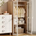 HAUSS SPOLE Kinderkleiderschrank mit Glas-Tür und Kleiderstange Bild 2