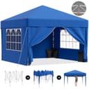 HOMALL Pavillon 3x3/3x6 m Faltpavillon Gartenpavillon Partyzelt Bild 2