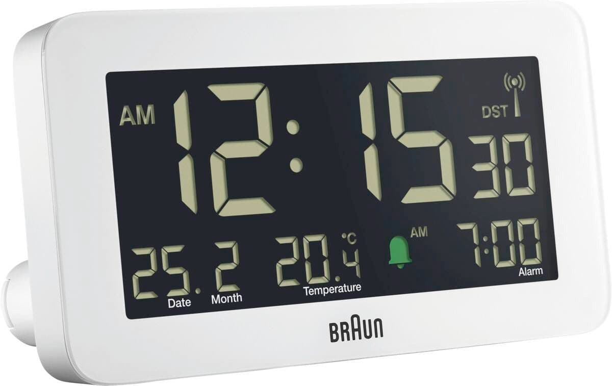 Braun Radiowecker BC10W Funkwecker Uhren/Wecker Weiss - Bild 2