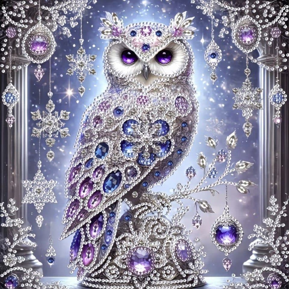 Venicce Love Kreativset Diamond Painting Bilder 5D Diamant Painting Malerei Set Eule - Bild 2