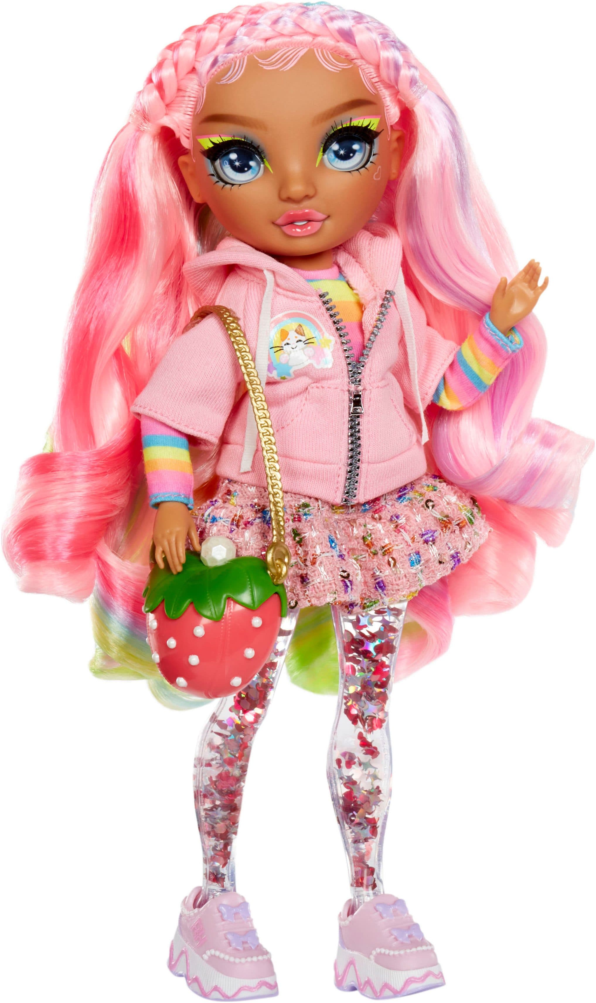 Rainbow High Anziehpuppe Rosetta Pink Glitzerbeine - Bild 2