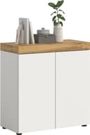 Kommode OTTO HOME Mambo 77cm Platin Weiß 2 Türen Bild 2