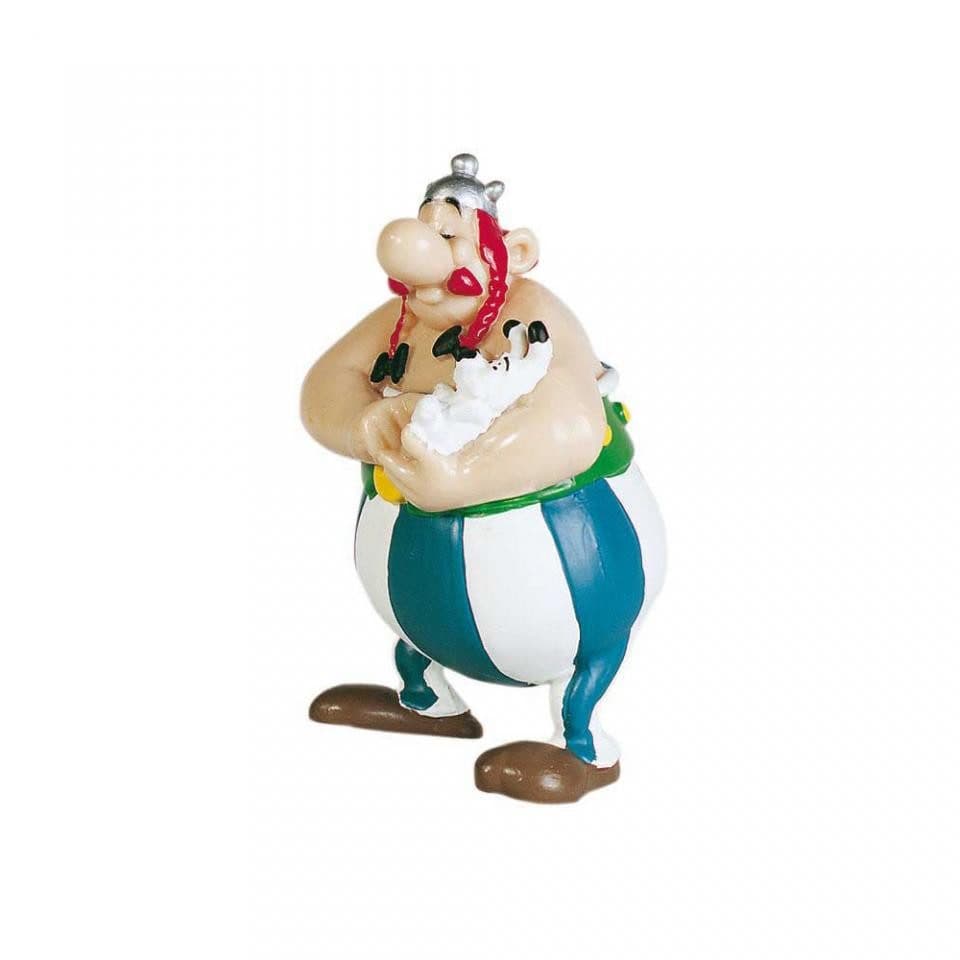 Plastoy Spiel Figur Obelix mit Idefix Asterix
