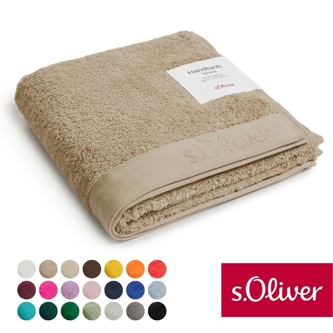 s.Oliver Handtuch Beige 100% Baumwolle 600 g/m² - Bild 2