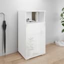 OTTO home Mehrzweckschrank Paris mit 3 Schubkästen Weiß Matt/Hochglanz Bild 2