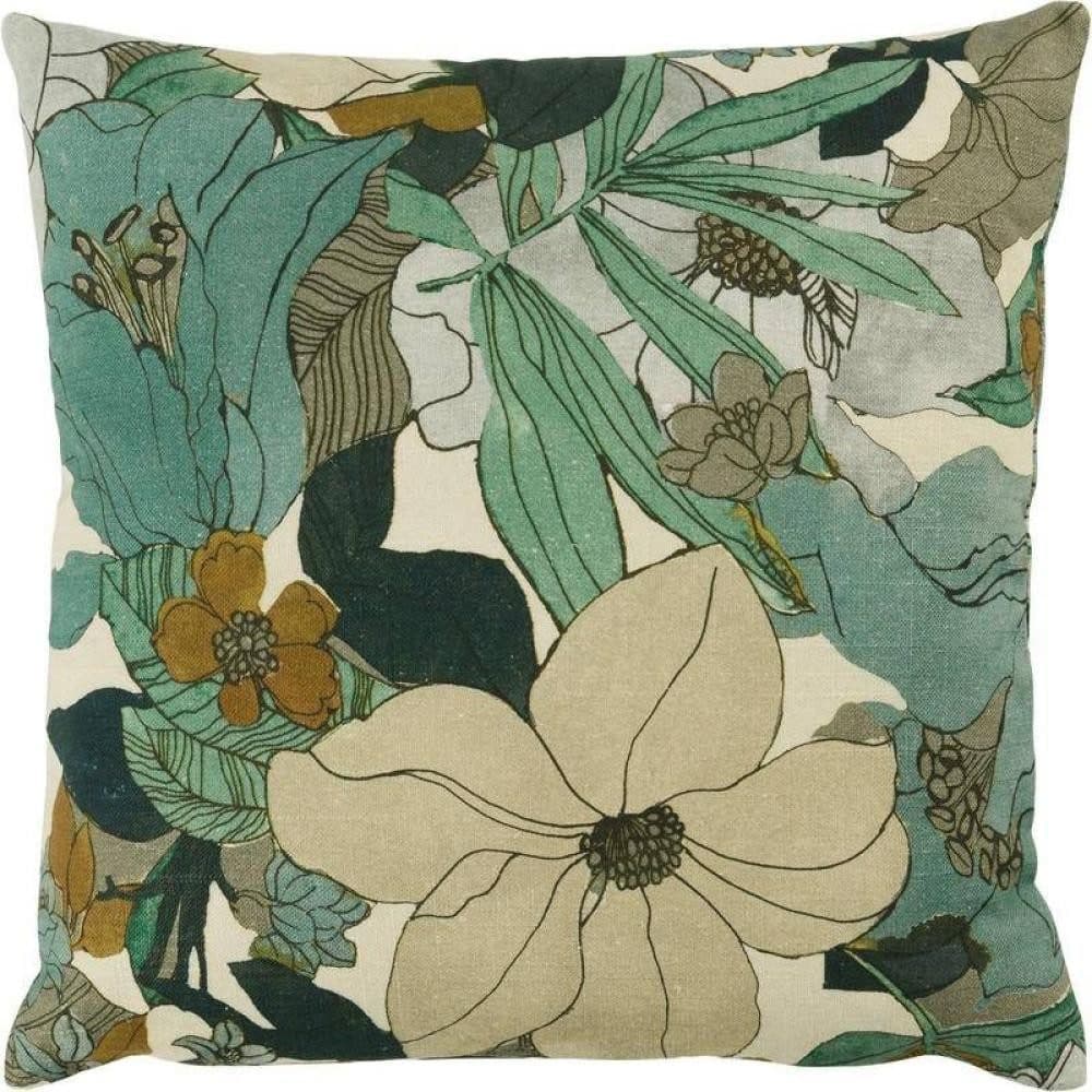 Sander Kissenhülle Mabelle Blau Floral 50x50 cm