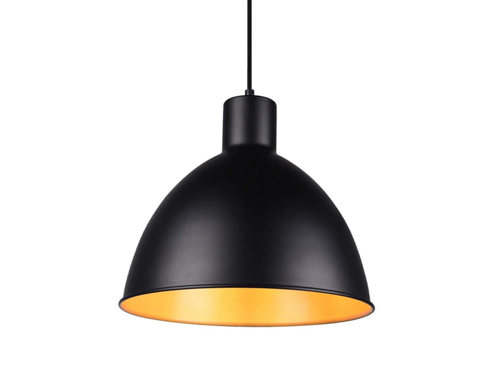 meineWunschleuchte Pendelleuchte Schwarz Gold Industrial Design - Bild 2