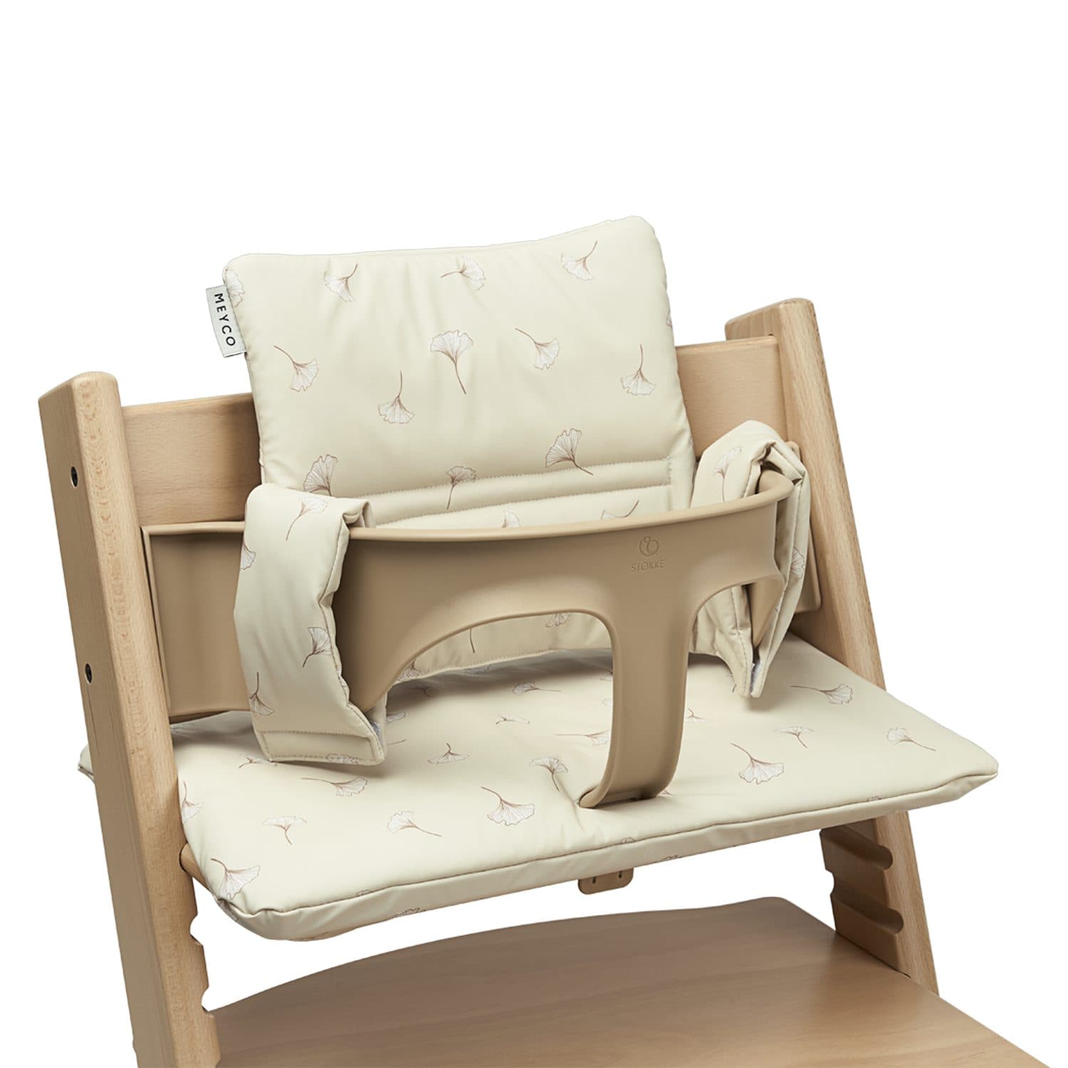 Meyco Baby Sitzverkleinerer Ginkgo Soft sand - Wasserdicht & Phthalatfrei