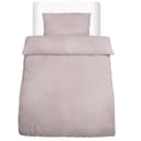 Beautissu Seersucker Bettwäsche 2tlg. Taupe Mikrofaser Bügelfrei Bild 2