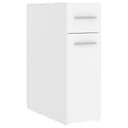 vidaXL Apothekerschrank Weiß 20x45,5x60 cm Spanplatte Bild 2