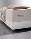 Fleuresse Comfort XL Spannbettlaken Beige Mako-Jersey Bild 2