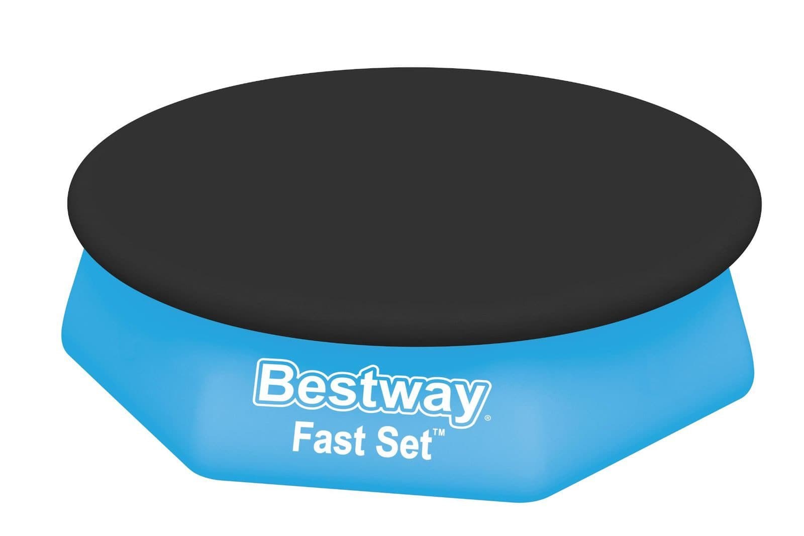 Bestway Pool-Abdeckplane PVC Schwarz Ø244cm - Bild 2