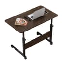 PFCTART Höhenverstellbarer Laptoptisch Braun Rollen Bild 2