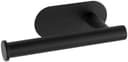 WENKO Toilettenpapierhalter Orea Schwarz Edelstahl ohne Bohren Bild 2