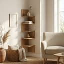 EDAXO Wandregal VICO Braun Modernes Design Bild 2