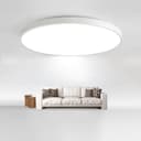 JDONG LED Deckenleuchte Flach Rund Weiß 50cm Bild 2