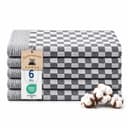 ALARA HOME Geschirrtuch 6er Set Grau 100% Baumwolle Bild 2