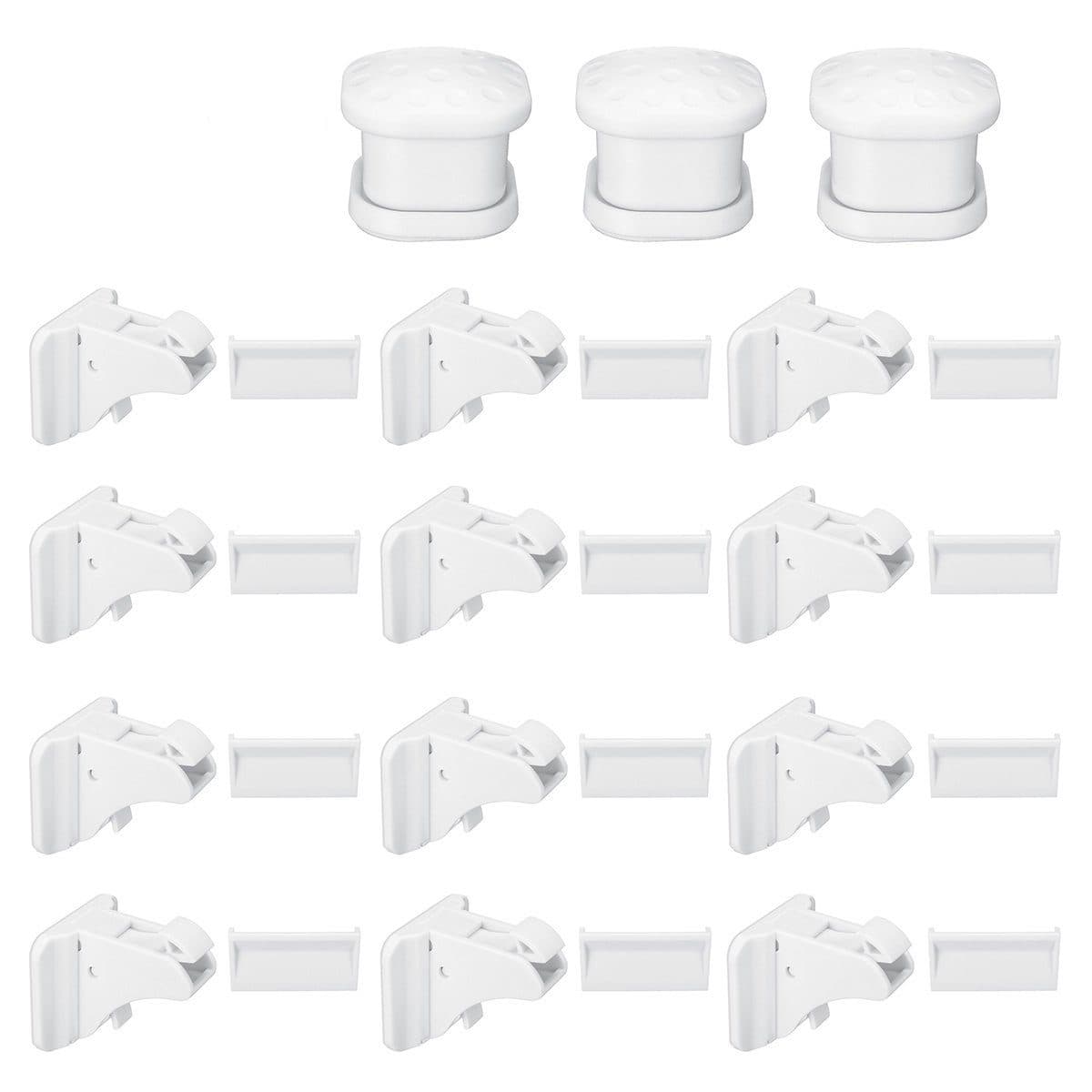 bioby Kindersicherung 30-tlg. Magnetschloss Kindersicherung Schrankschloss, 12 Schlösser mit 3 Schlüssel Set - Bild 2