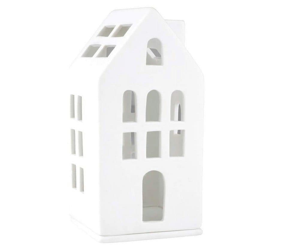 Räder Design Teelichthalter Mini-Lichthaus Gästehaus Weiß Porzellan - Bild 2