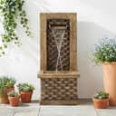 Flieks Gartenbrunnen mit LED-Beleuchtung und Wasserpumpe Bild 2
