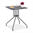 relaxdays Gartentisch Grau Holzoptik Bild 2
