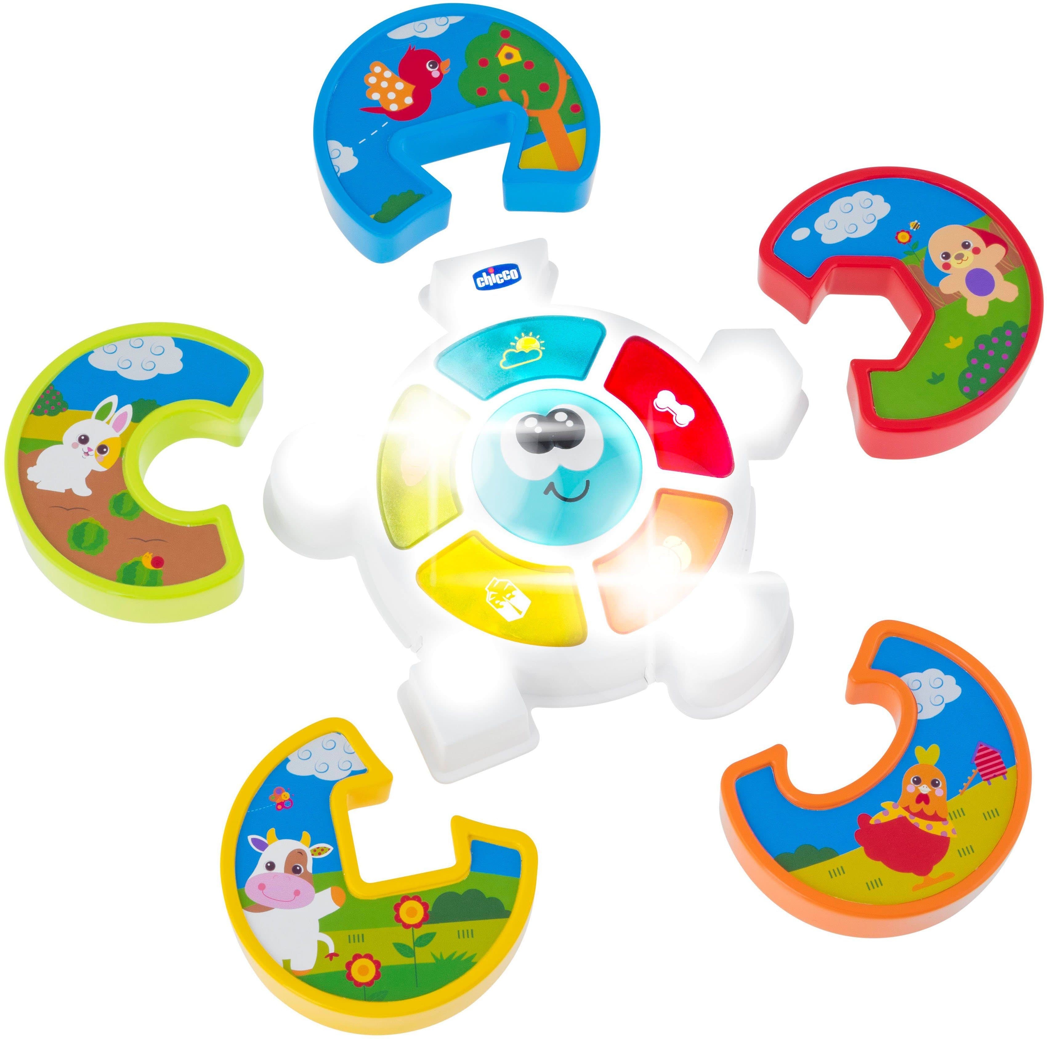 CHICCO Elektronisches Puzzle Errate Das Tier Bunt mit Licht und Sound - Bild 2