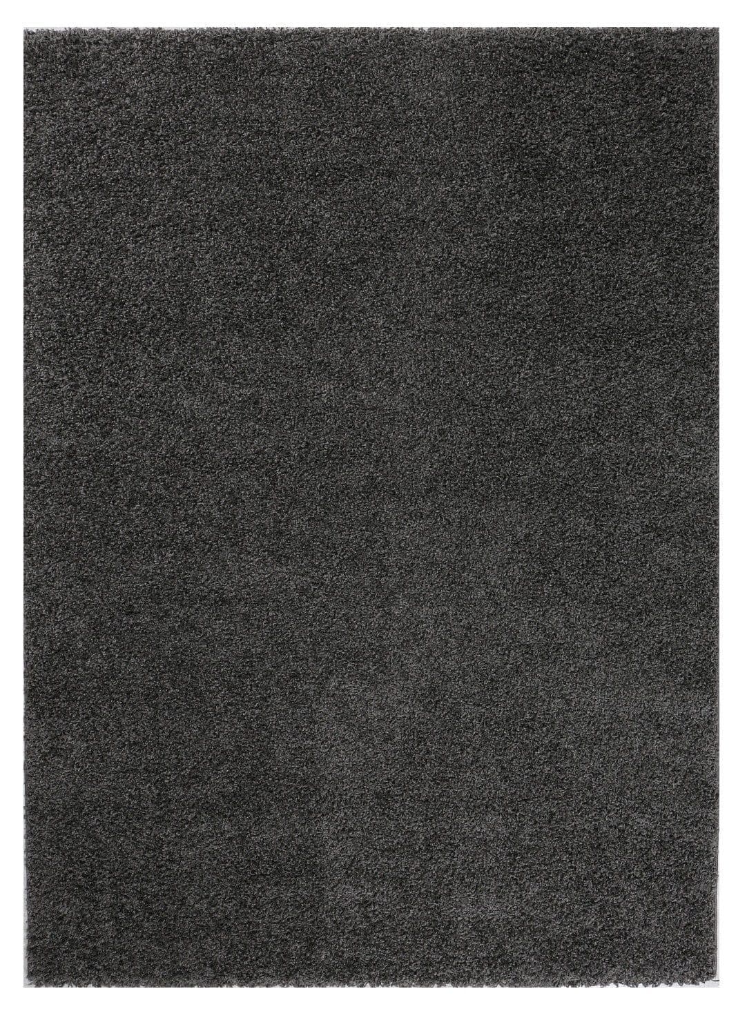 Vimoda Shaggy Teppich Anthrazit Rund Hochflor Modern - Bild 2