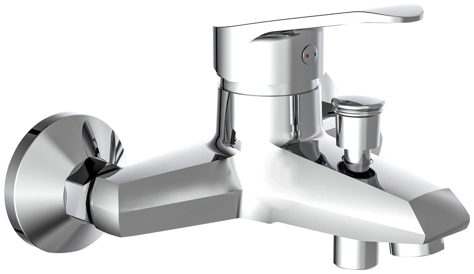 Schütte Wannenarmatur Tessa Mischbatterie Badewanne Wasserhahn Chrom - Bild 2