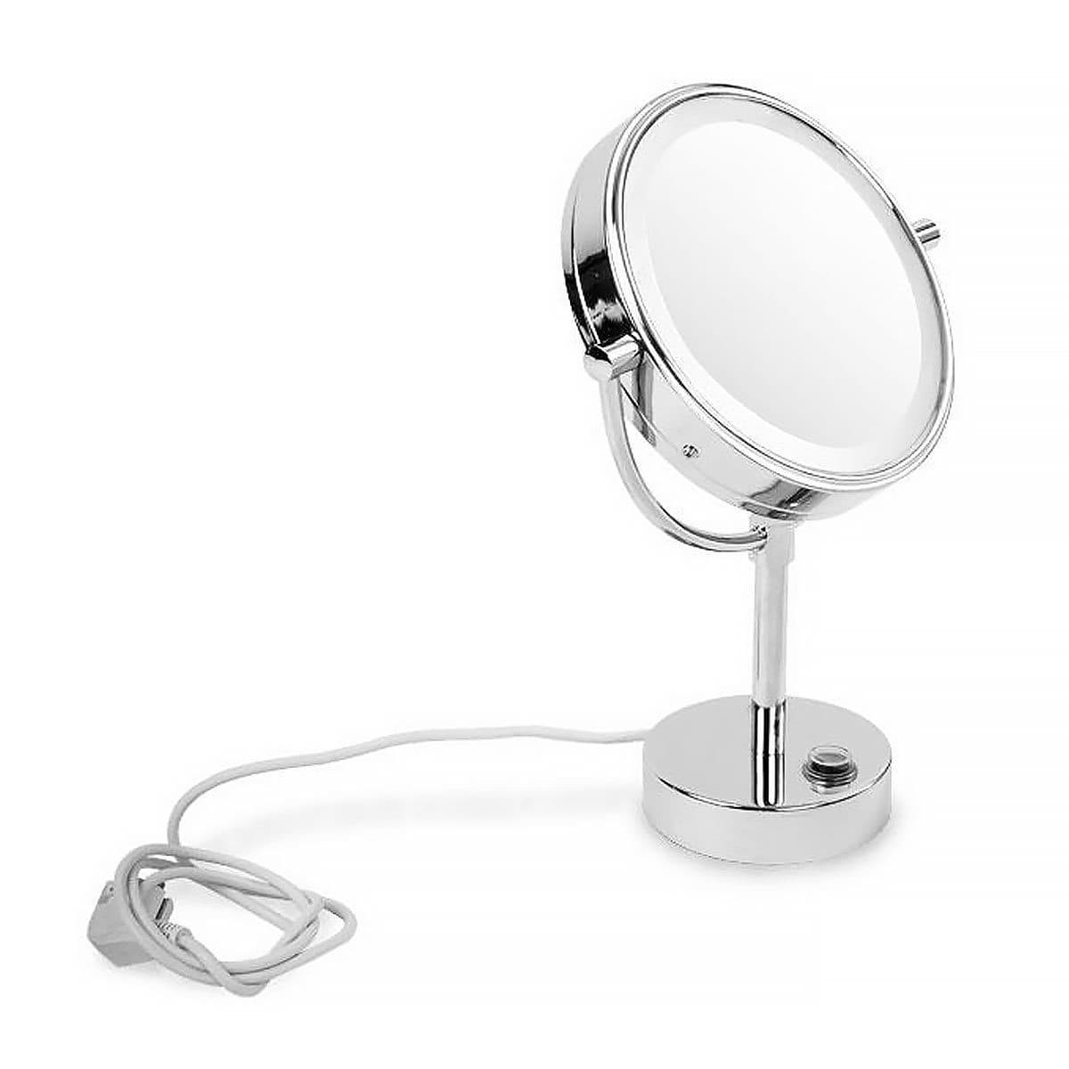 Kubus LED-Lichtspiegel Marilyn 5-fach Vergrößerung Silber - Bild 2