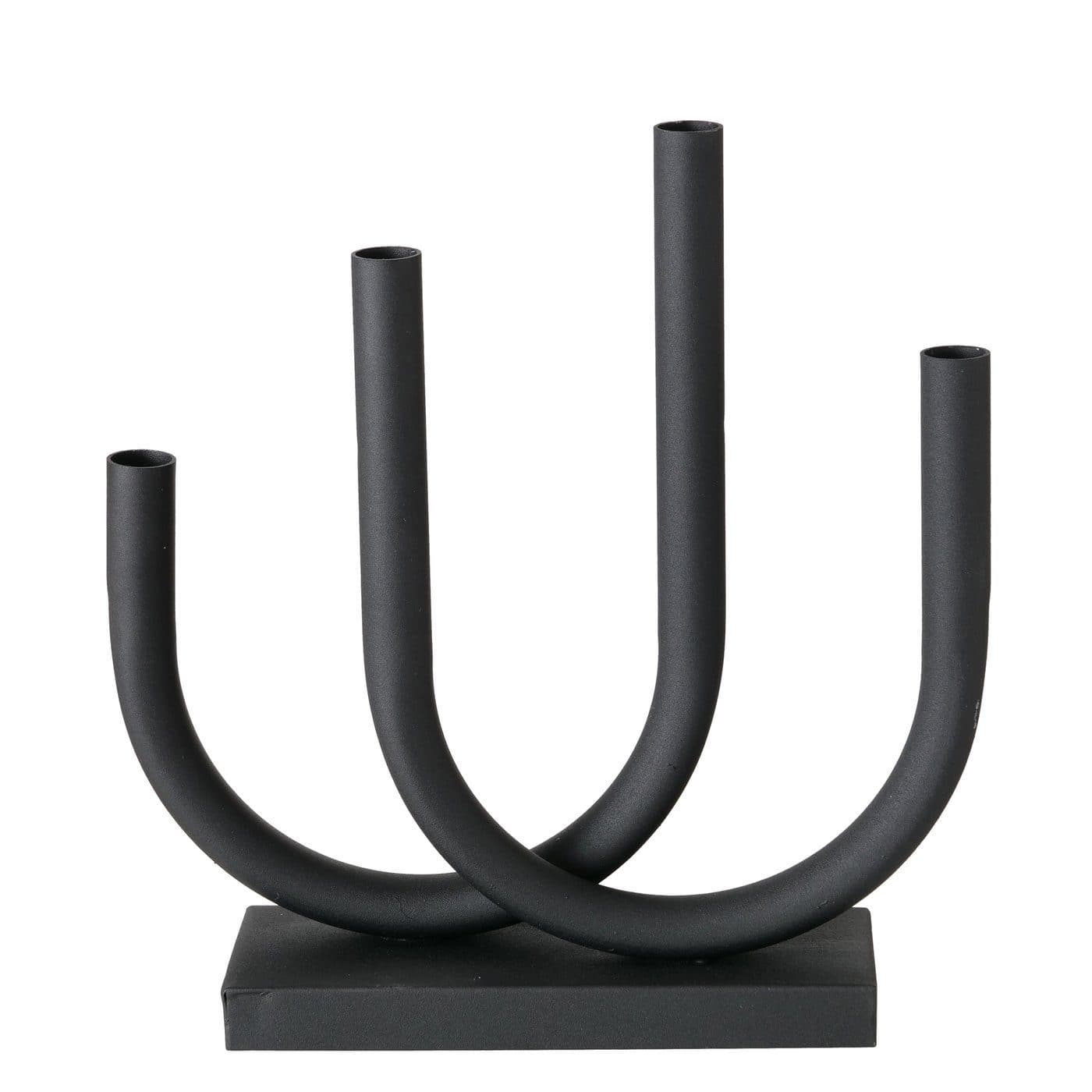 BOLTZE GRUPPE Kerzenständer Tonis Schwarz Modernes Design