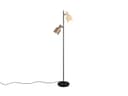 TRIO Leuchten LED Stehlampe Retro Beige/Braun Dimmbar Bild 2