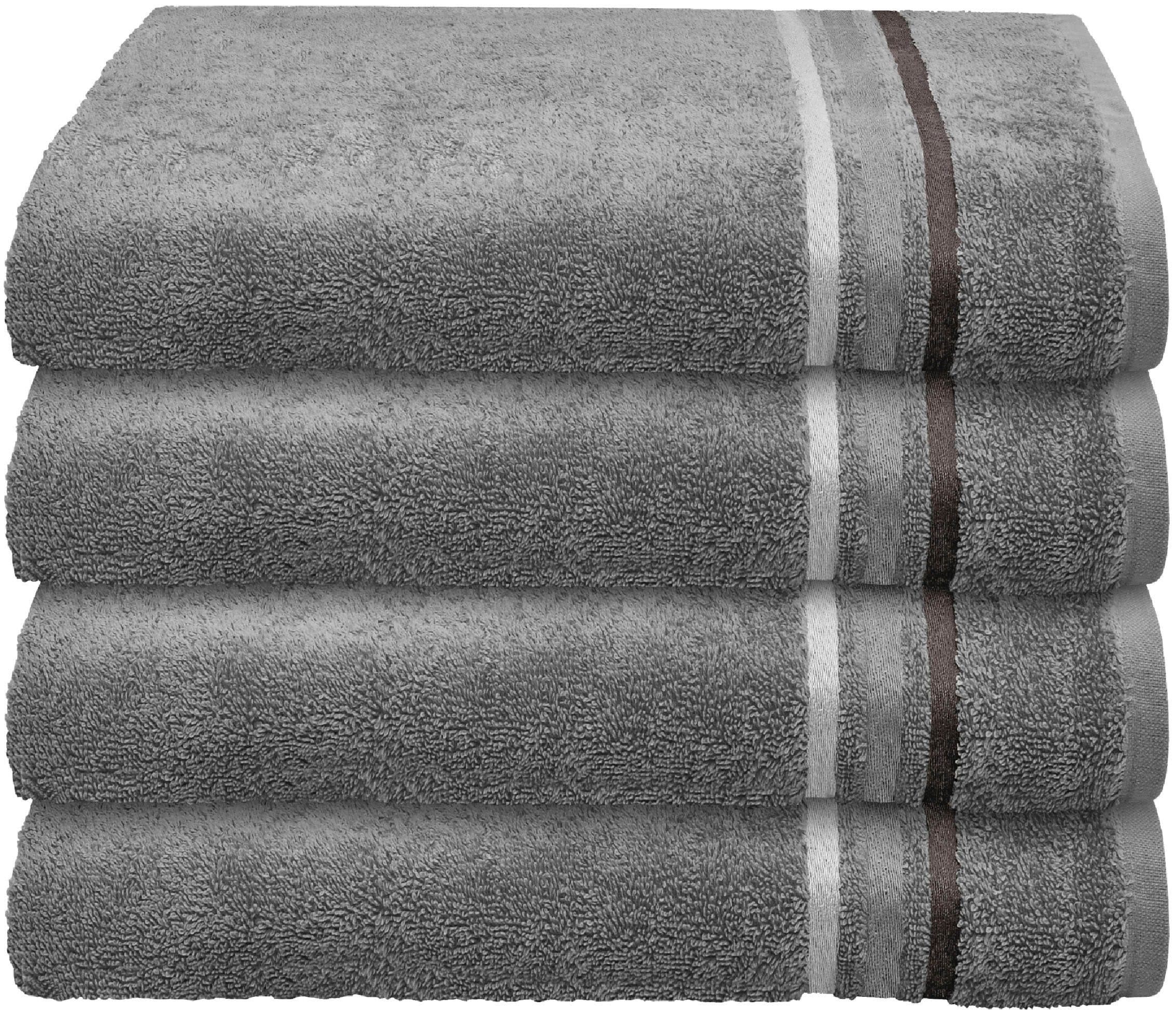 Schiesser Skyline Color Handtücher Set Dunkelgrau 100% Baumwolle - Bild 2