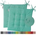 heimtexland Outdoor Stuhlkissen Türkis 40x40cm wetterfest Bild 2