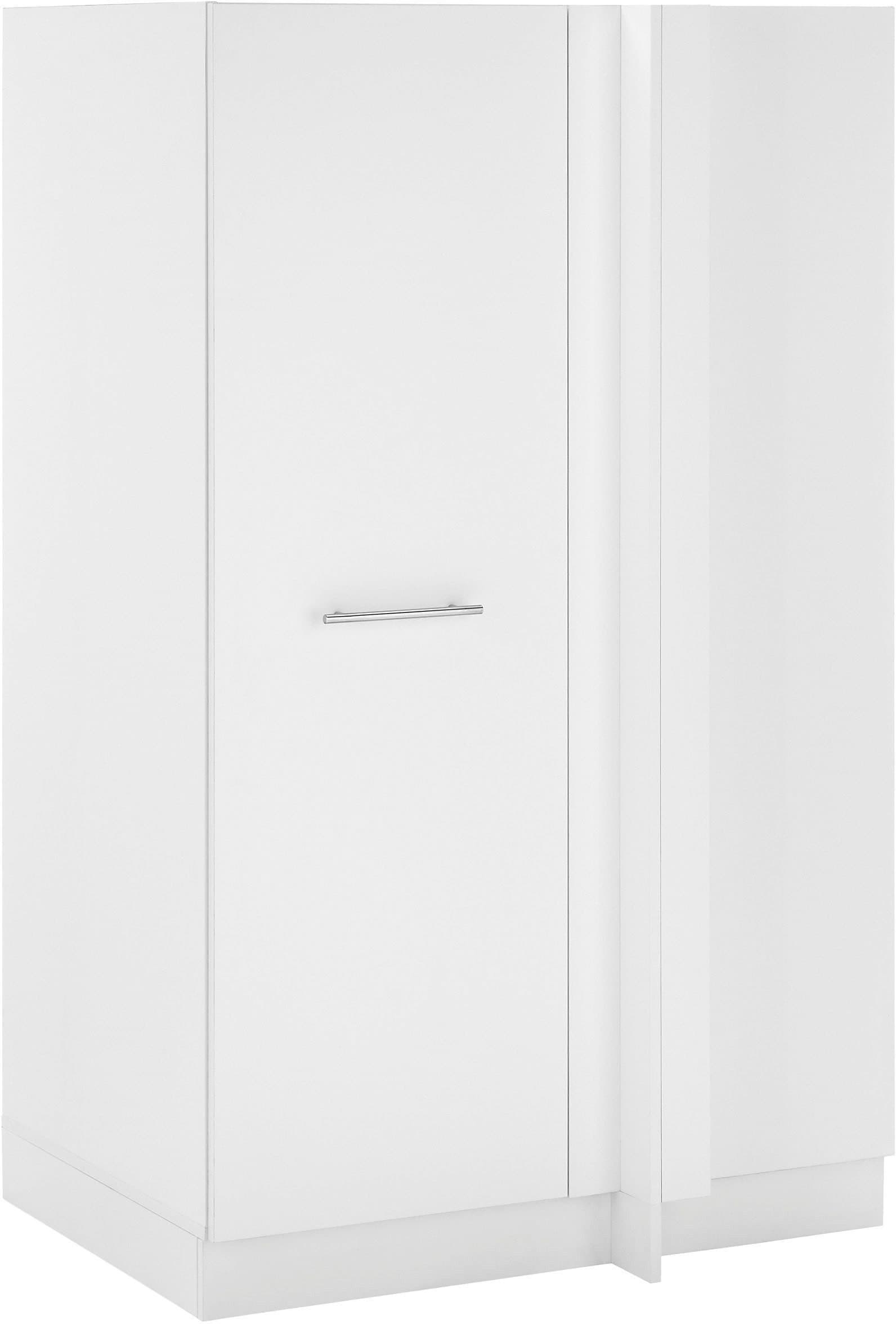 Mehrzweckschrank-Set LAUNDREEZY Eckschrank 100x162x68 cm Weiß Matt - Bild 2
