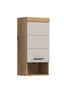 furnling Hängeschrank Scott 1 Tür Badschrank Evoak Oak/Kaschmir matt Bild 2