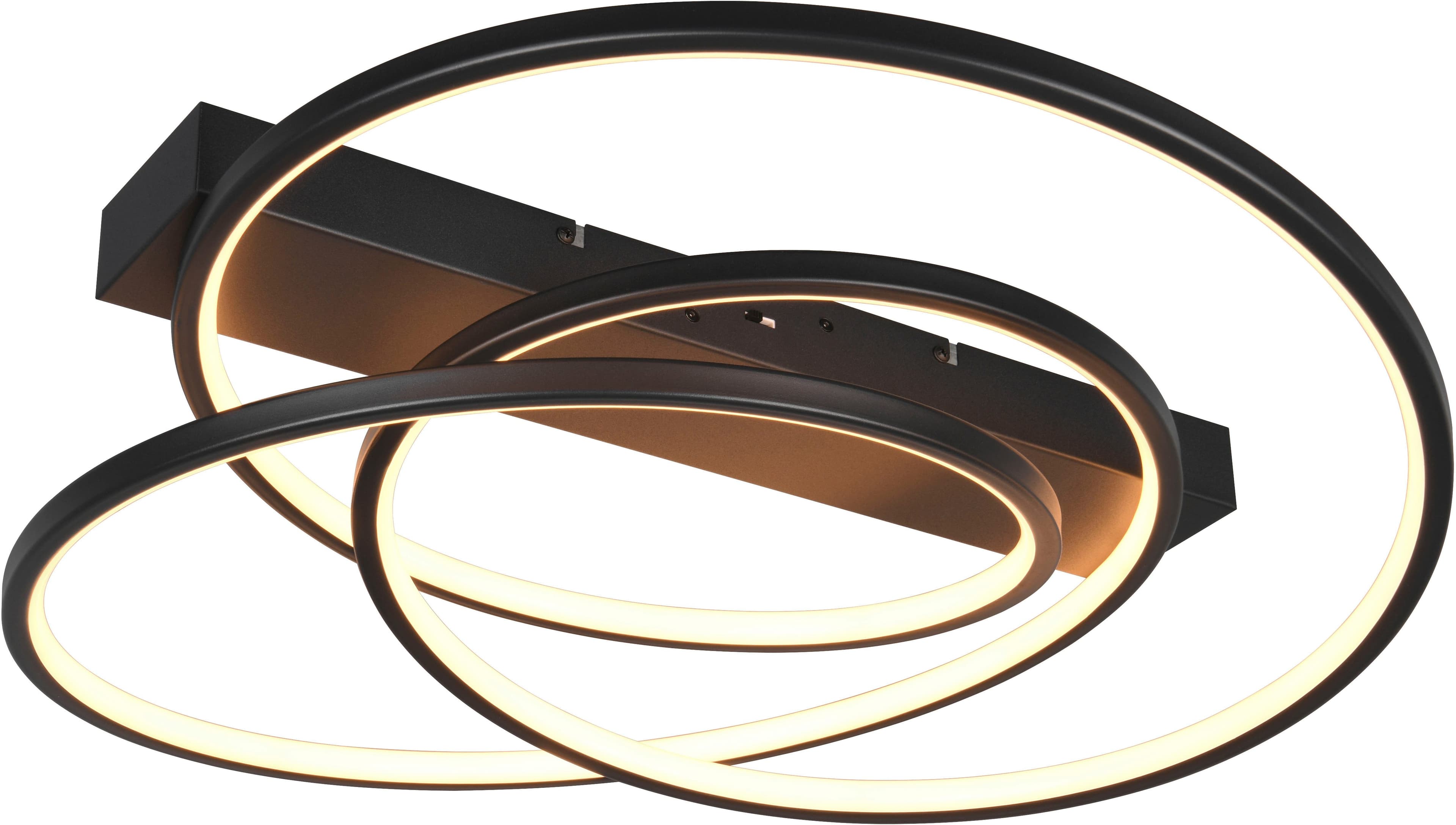 Trio Leuchten LED Deckenleuchte DARVIN Schwarz Matt Dimmbar CCT - Bild 2