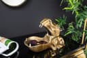 riess-ambiente Dekoschale HIPPO 30cm Messing Gold Tier-Design Schlüsselaufbewahrung Bild 2