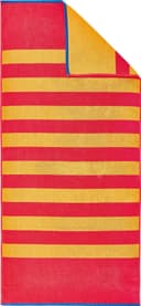 DYCKHOFF Strandtuch Stripes Rot 100% Baumwolle Bild 2