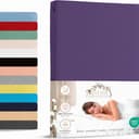 Livessa Spannbettlaken Jersey Baumwolle Violett Bild 2