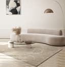 THE CARPET Teppich Mila Beige Modern Glänzend Bild 2