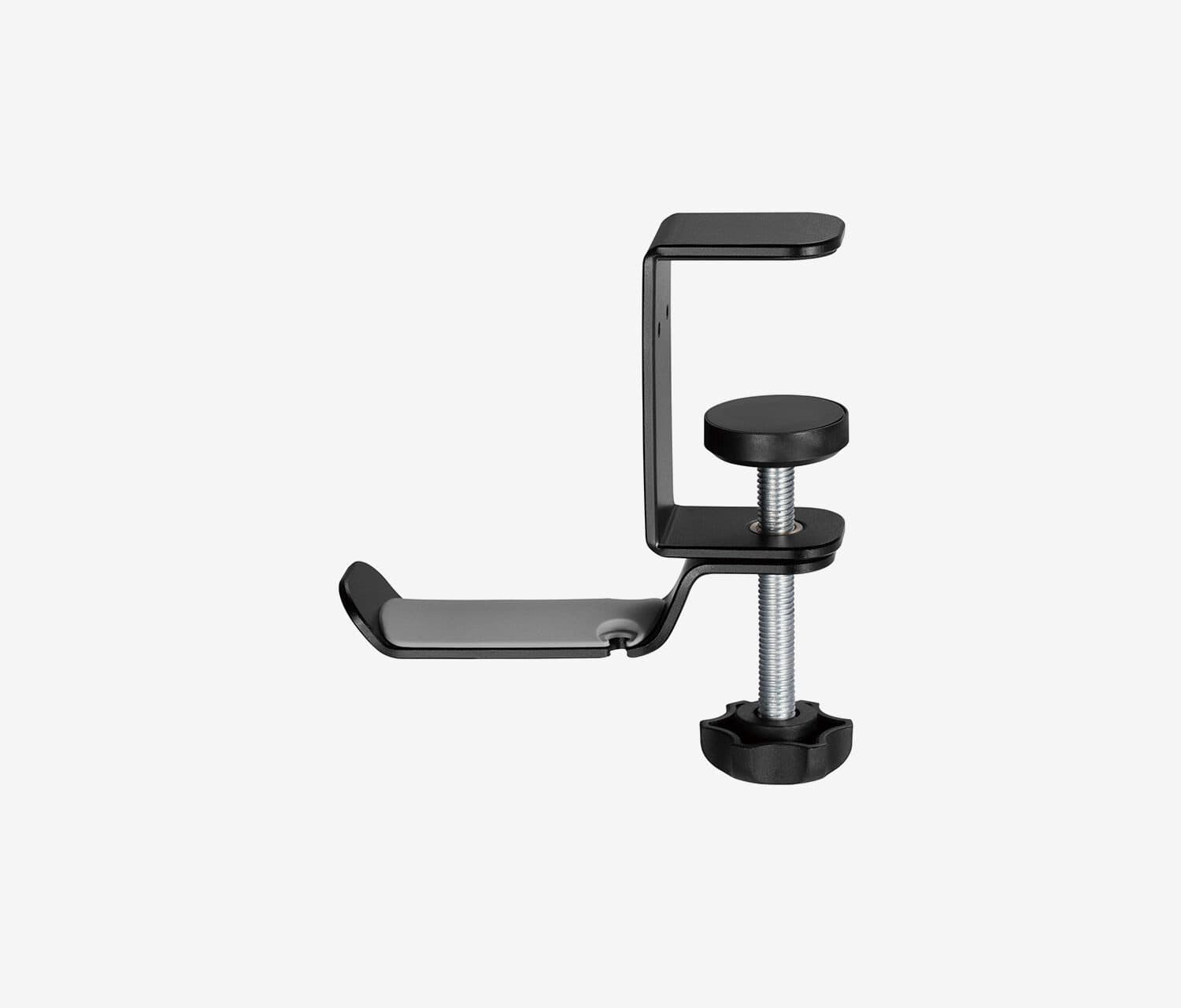 Ergolutions Kopfhörerständer Kopfhörer Halter Schwarz 360 Grad Drehbar